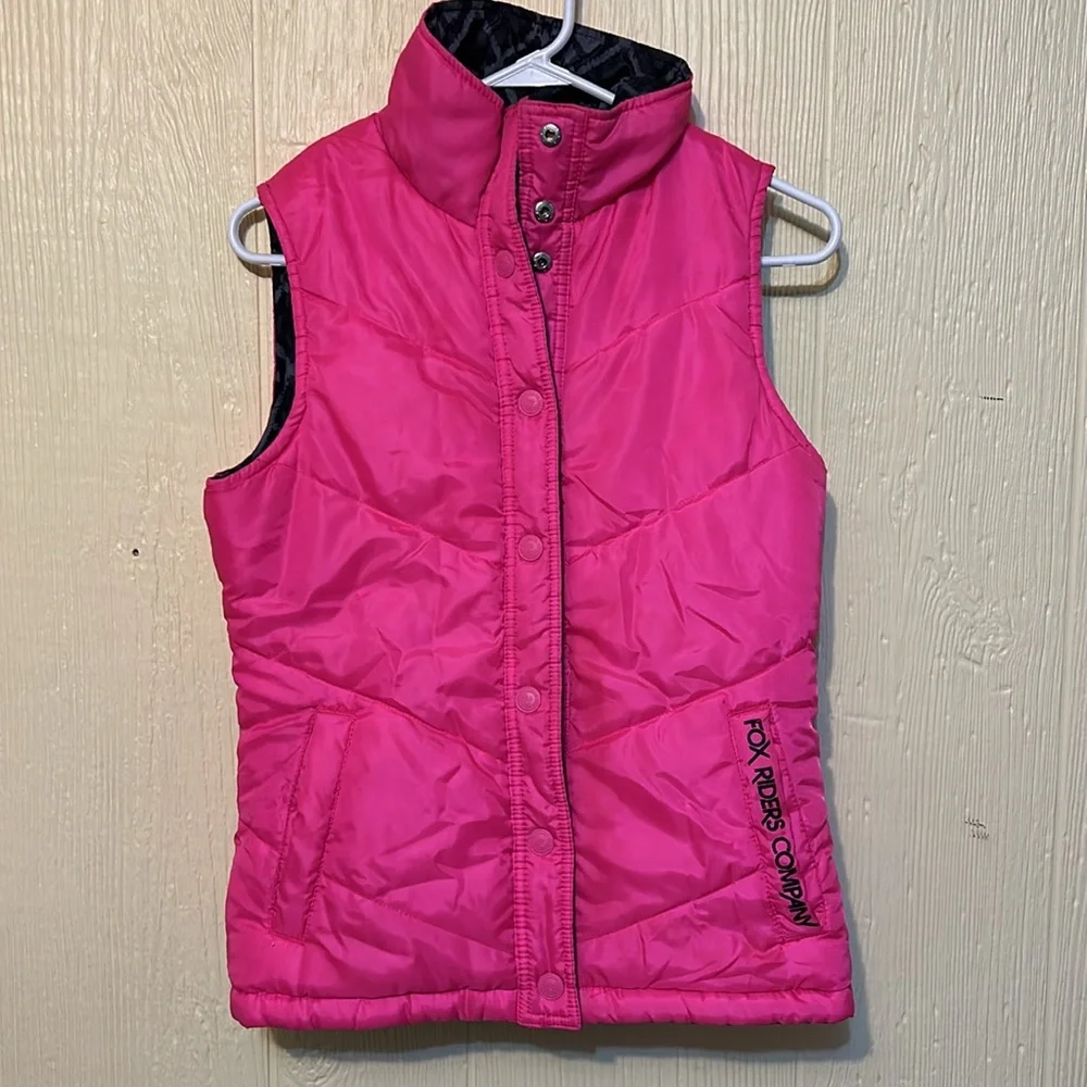 ❄️Reversible Puffy Fox Vest - Picture 3 of 4